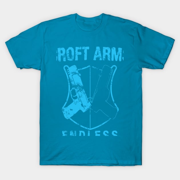 Croft Arms - Light Blue T-Shirt by JohnLucke